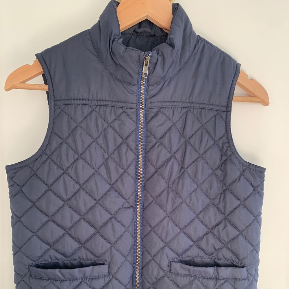 Crewcuts Boys Navy Quilted Vest